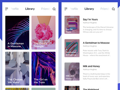 Store Listing app card dashboard design ios library listing store ui