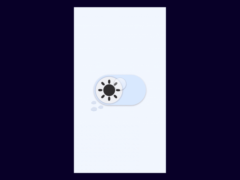 Dark mode toggle 🌚 with ProtoPie 🥧 animation darkmode interaction micro interaction mobile protopie prototype switch toggle ui ux