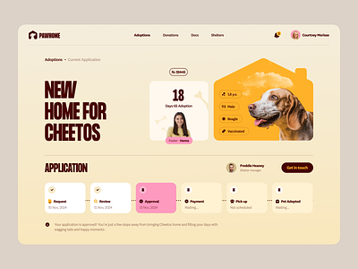 Platform for a Web App ✦ Pawhome design interface product service startup ui ux web website
